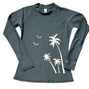 Charm Leaks UPF 50+ Long Sleeve Swim Shirt /Rash Guard size small